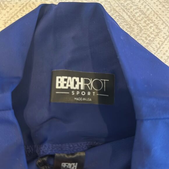 Beach Riot Women’s Blue with Colorblock High Waisted Leggings - Size XS - Picture 5 of 7